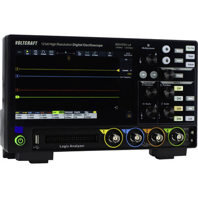 VOLTCRAFT DOV1254 LA Digitaloszilloskop Messgerät Oszilloskop 125MHz 4 Kanal
