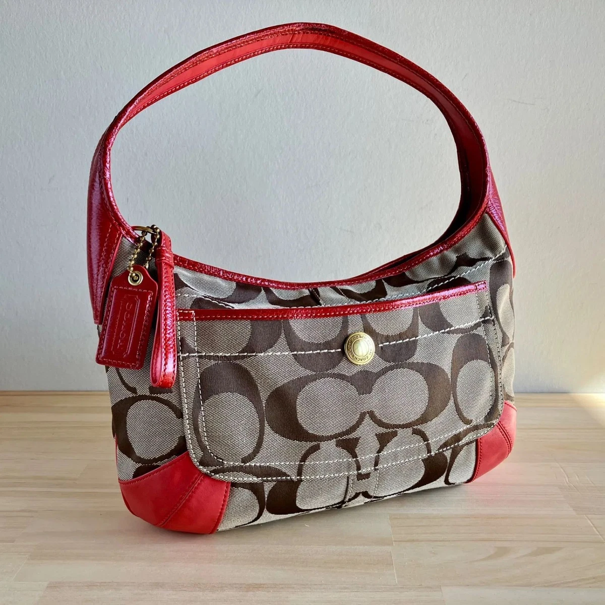 Coach Hobo Bags Red Bags & Handbags for Women for sale | eBay