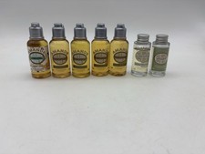 7 x L'Occitane En Provence Amande Shower Oil 1.1 oz NEW W/ Extras See Photos