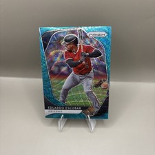 2020 Panini Prizm Eduardo Escobar Teal Wave Prizm #124