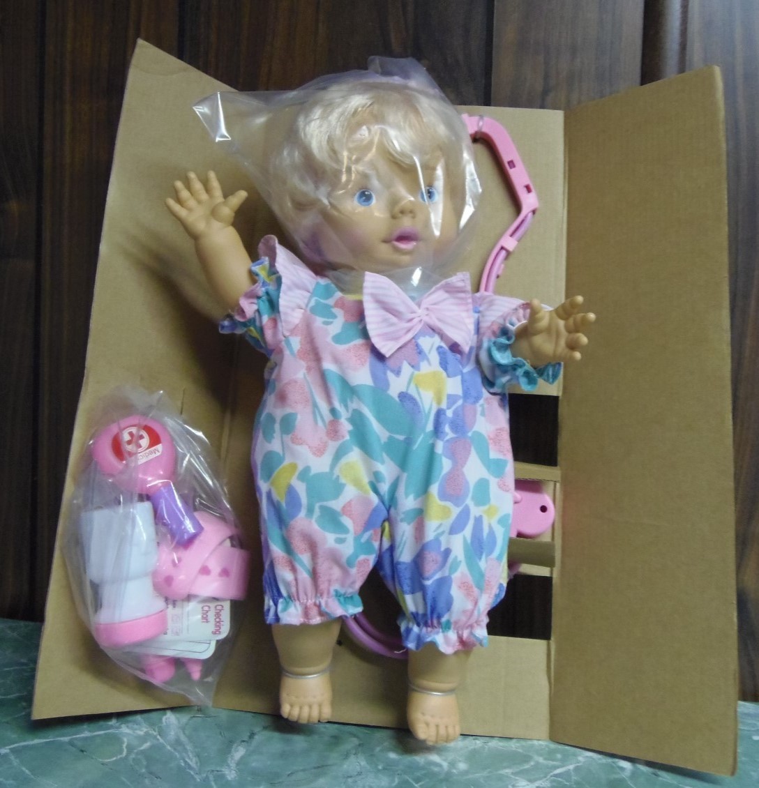 Baby Doll Goes to the Doctor -Doll with Doctor Accessories-P