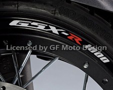 8X SUZUKI GSX-R 1000 Small Wheel Decal Rim Stickers Stipes Set K5 K7 K8 GSXR /35