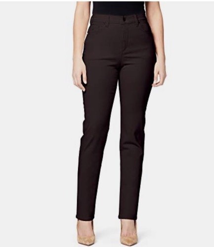 Gloria Vanderbilt Women's Amanda Classic High Rise Coffe Roast 16 Size - Picture 6 of 6