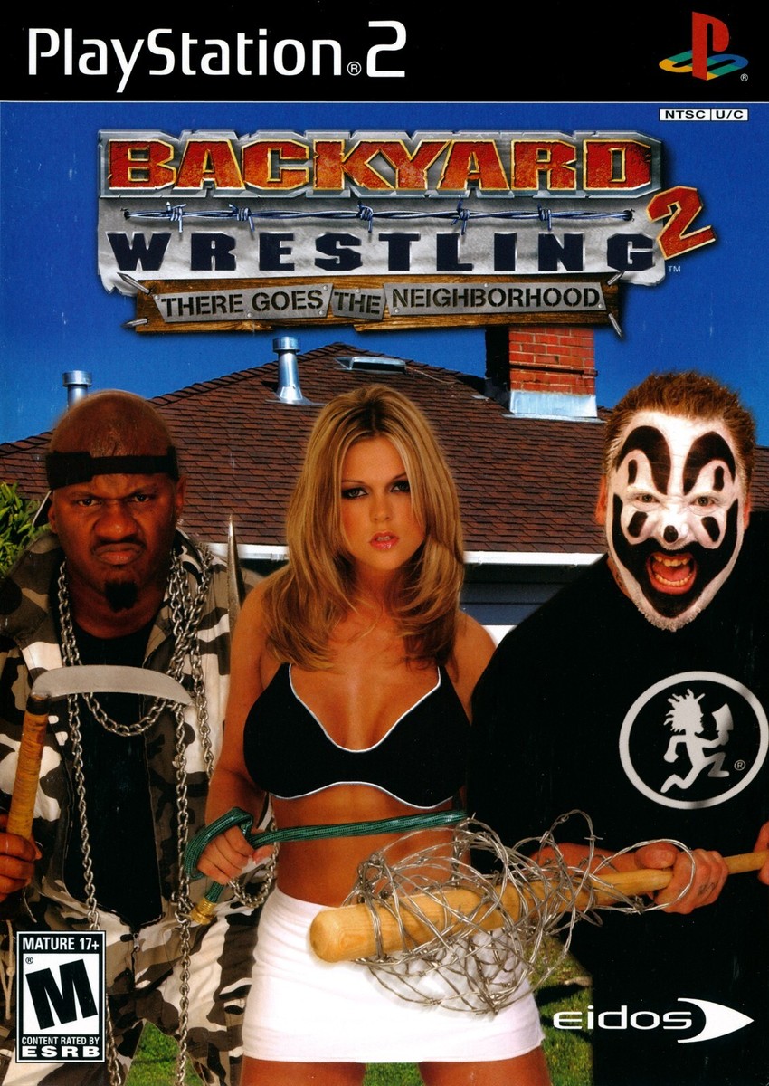Backyard Wrestling 2 PS2 BOX ART Premium POSTER MADE IN USA