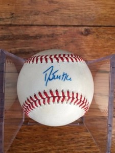 david justice autographed baseball