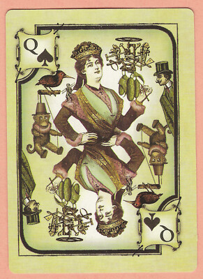 Queen of Spades, Hendrick's Gin, Single Swap Playing Card - Near Mint