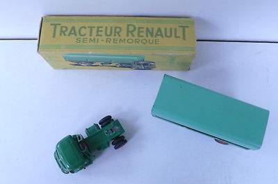 TRACTEUR RENAULT E3040 CIJ C.I.J. + remorque citerne réf : 3/35