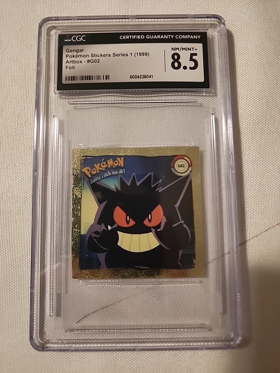 ポケモン ゲンガー ステッカー ゴールド　キラキラ　ホログラム artbox ポケモン ゲンガー ステッカー ゴールド キラキラ ホログラム