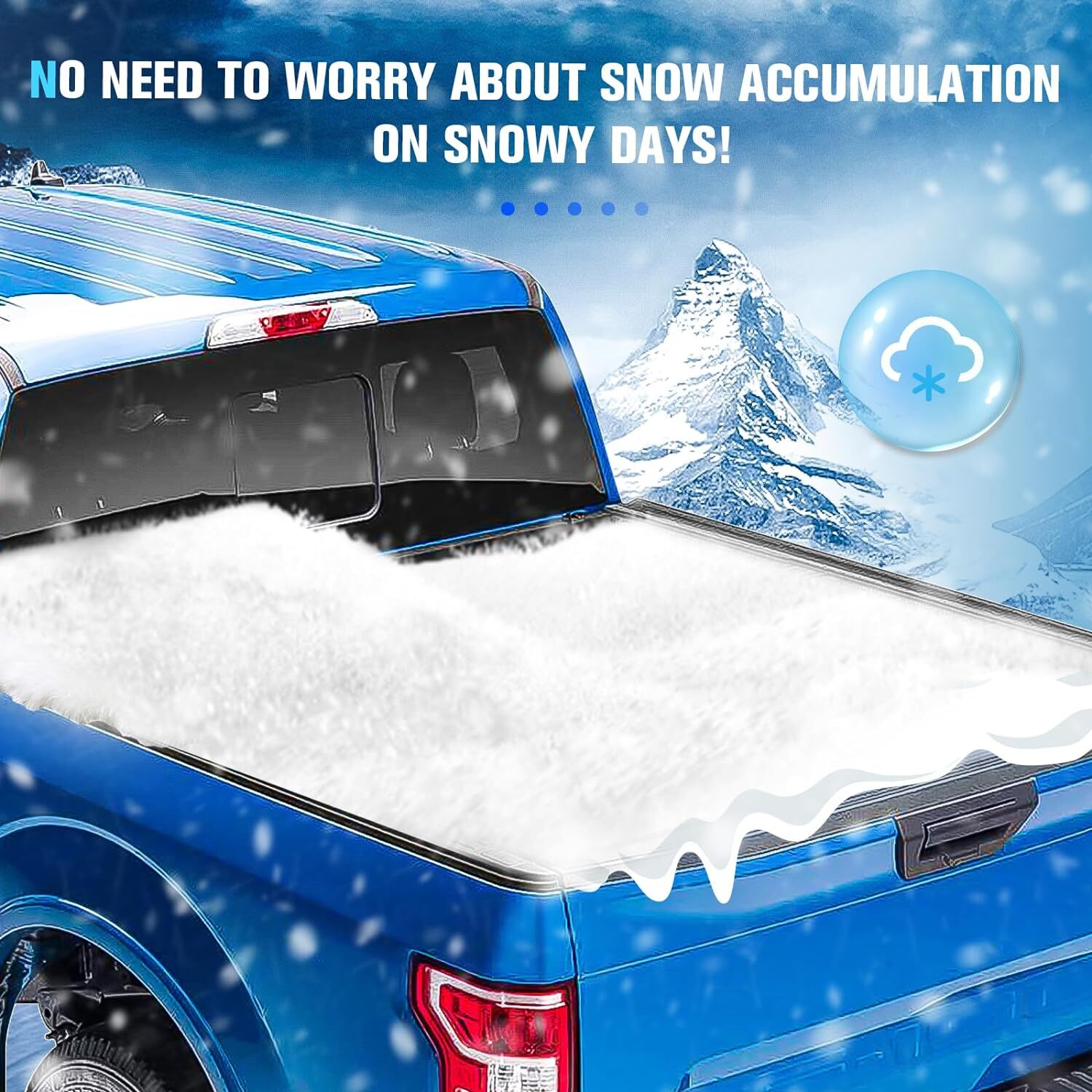 Cubierta de lona para caja de de 6,5 pies para Toyota Tundra