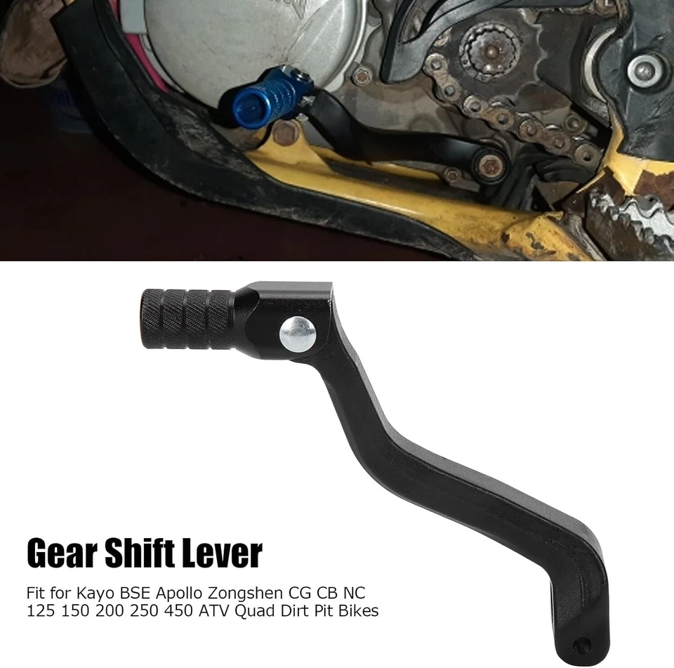 Gear Shift Shifter Lever Universal for Yamaha YZ85 YZ125 YZ250 YZ250F Dirt Bikes - Image 3 of 4