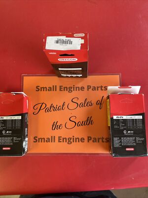 3- OREGON Full Chisel Chains 36'' 3/8 Pitch .063 Gauge 114 DL, 75EXL114G