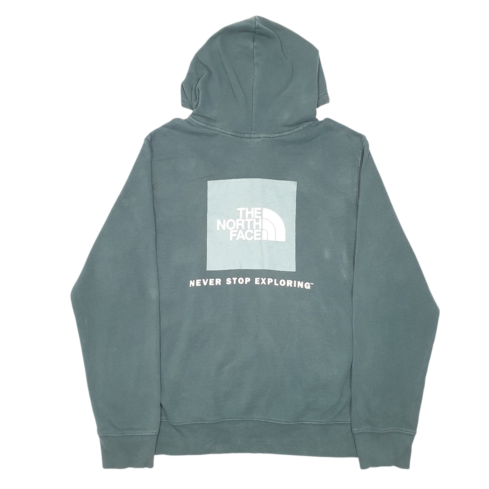 THE NORTH FACE Hoodie Cotton Blend Jumper Sweatshirt Mens L image 3