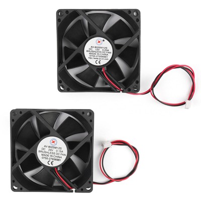 DC Brushless Cooler Ventilator Geh?usel¨¹ft 12V/24V 8025s 80x80x25mm 0.15A 2Pin