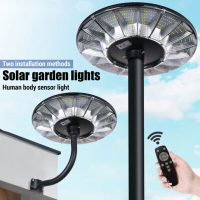 11000W Commercial 360° Super Bright LED Solar Street Light Outdoor Dusk to Dawn