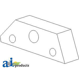 Block H142188 fits John Deere C670 CTS Cts Ii T550 T560 T660 W540 W550 W650