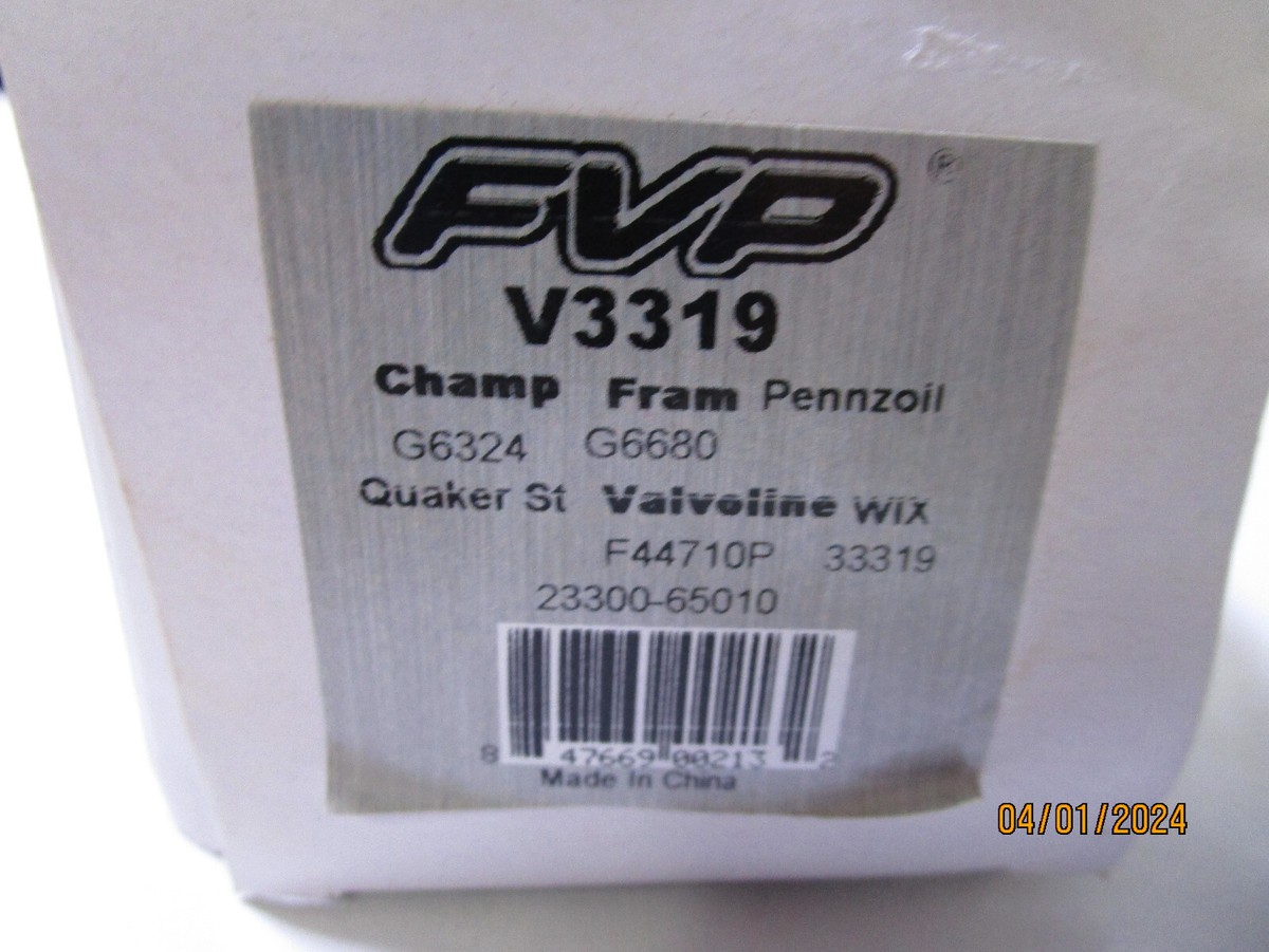 Fuel Filter FVP V3319 (box rough) | eBay