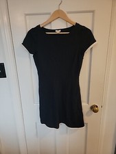 J. Crew Tipped Gamine Dress Navy Blue White Trim Size 0 Classic Coastal