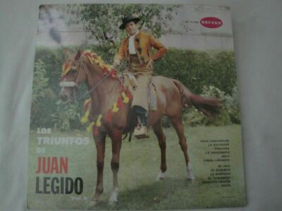 NEW SEALED Los Triunfos De Juan Legido Vol. II VINYL LP ALBUM LA ZARZAMORA, SOLO