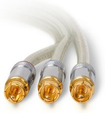 5 x NEW BOXED Techlink Wires XS70 - Premium 3 RCA to 3 RCA RGB Cable - 3m