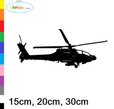 Helicopter Aufkleber Auto und Wandtattoo Pilot Hubschrauber Decal Heli 152/1