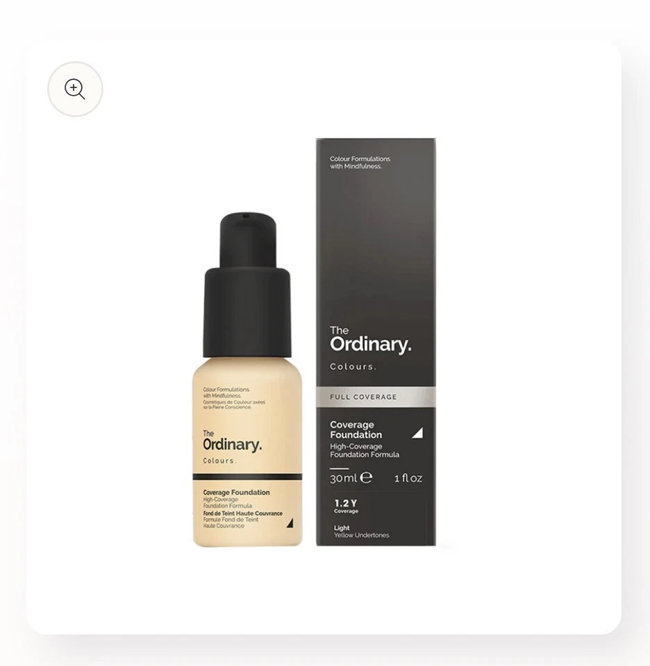 The Ordinary Coverage Foundation 1.2Y SPF15 30ml - NEU (neu in OVP)