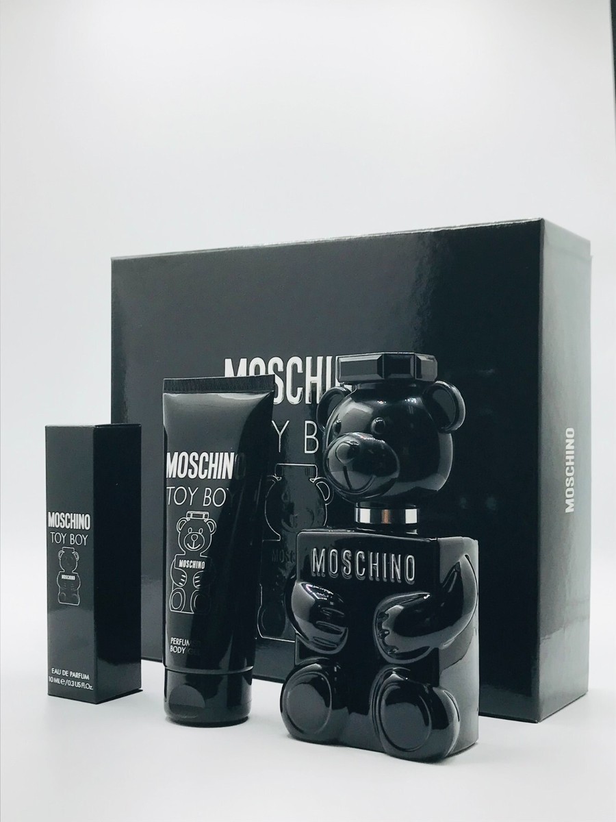 Moschino Toy Boy 3pc Set Men Parfum Spray 3.4 oz Body Gel and