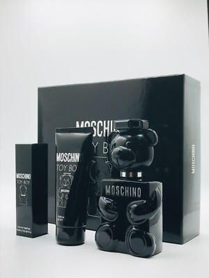 Moschino Toy Boy 3pc Set Men Parfum Spray 3.4 oz Body Gel and