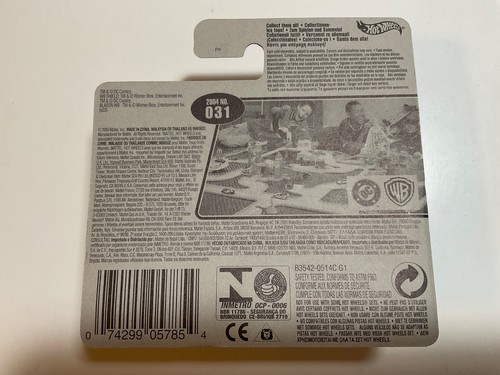 Hot Wheels Short Card 2004 First Editions 1989 Batmobile Black #31 Protector - Picture 4 of 4