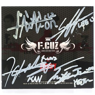 F.Cuz - Jiggy Signed Autographed Single Album CD K-Pop 2010 | eBay