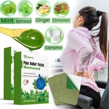 60x Herbal Knee Patch Wormwood Pain Relief Plaster for Back Neck Shoulder Knee