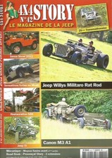4X4 STORY N°42 WILLYS MILITARO RAT ROD / CANON M3 A1 / REST. SAS / JEEP TJ