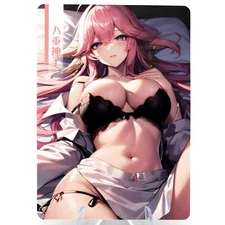 Yae Miko - Genshin Impact - Goddess Story Anime Waifu Trading Card