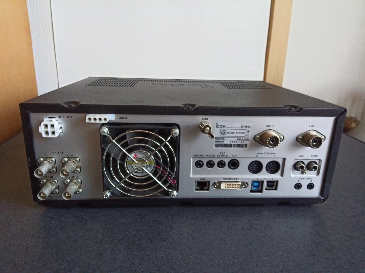 ICOM IC-7610 100W機 ICOM IC- HF/50MHz -7610 100W SDR Transceiver Excellent