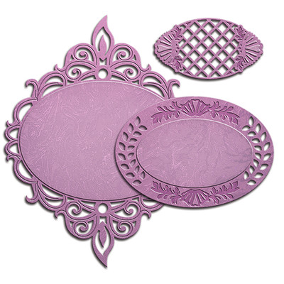Spellbinders Nestabilities - majestic oval - s4-541