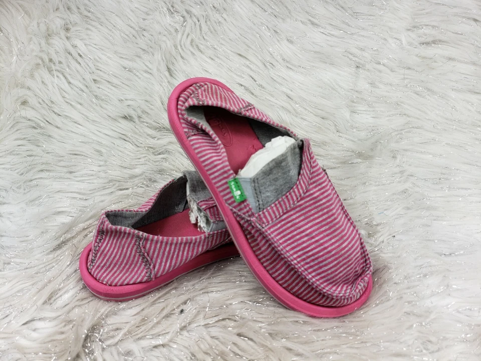 Zapatos informales sin cordones SANUK rosa gris talla juvenil 3/33 Foto 3 de 4