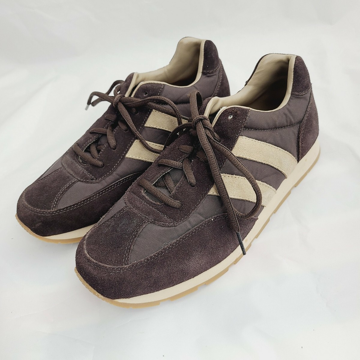 Mens American Eagle Outfitters Shoes Size Brown Suede Lace Tie Sneaker