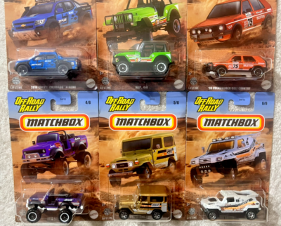 2024 MATCHBOX OFF ROAD RALLY SET OF 6 **NEW** | eBay
