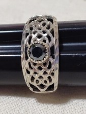 STERLING SILVER RING - WM Co. Wheeler Ring, Mexico 925 Sz 8.5 D16