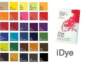 Idye Colour Chart