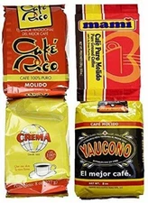 Puerto Rican Coffee (Café Crema, Cafe Yaucono, Cafe Rico, Cafe Mami) 8 oz,