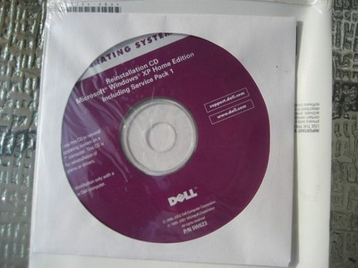 NEW! SEALED Microsoft Windows XP  HOME Edition SP1   Reinstallation CD 2002 Dell