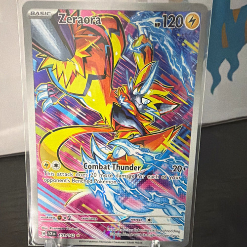 The Pokémon Company Zeraora Sv07 Stellar Crown 151/142 IR Full Art Holo EN