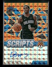2020-21 Panini Mosaic #SC-DBC Dwayne Bacon Scripts Orange Auto