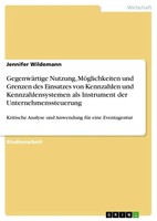 GegenwäRtige Nutzung, MöGlichkeiten Und Grenzen Des Einsatzes Von Kennzahlen...