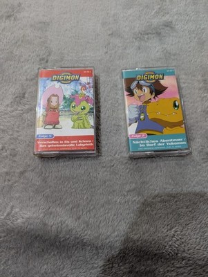 Digimon Digital Monsters Hörspiel Kassette MC Folge 2 & 5 Set Anime