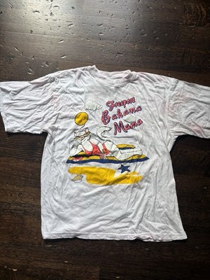 Vintage 90s  Bahama Mama Cat Beach Funny Novelty Vacation Souvenir Shirt Sz XXL