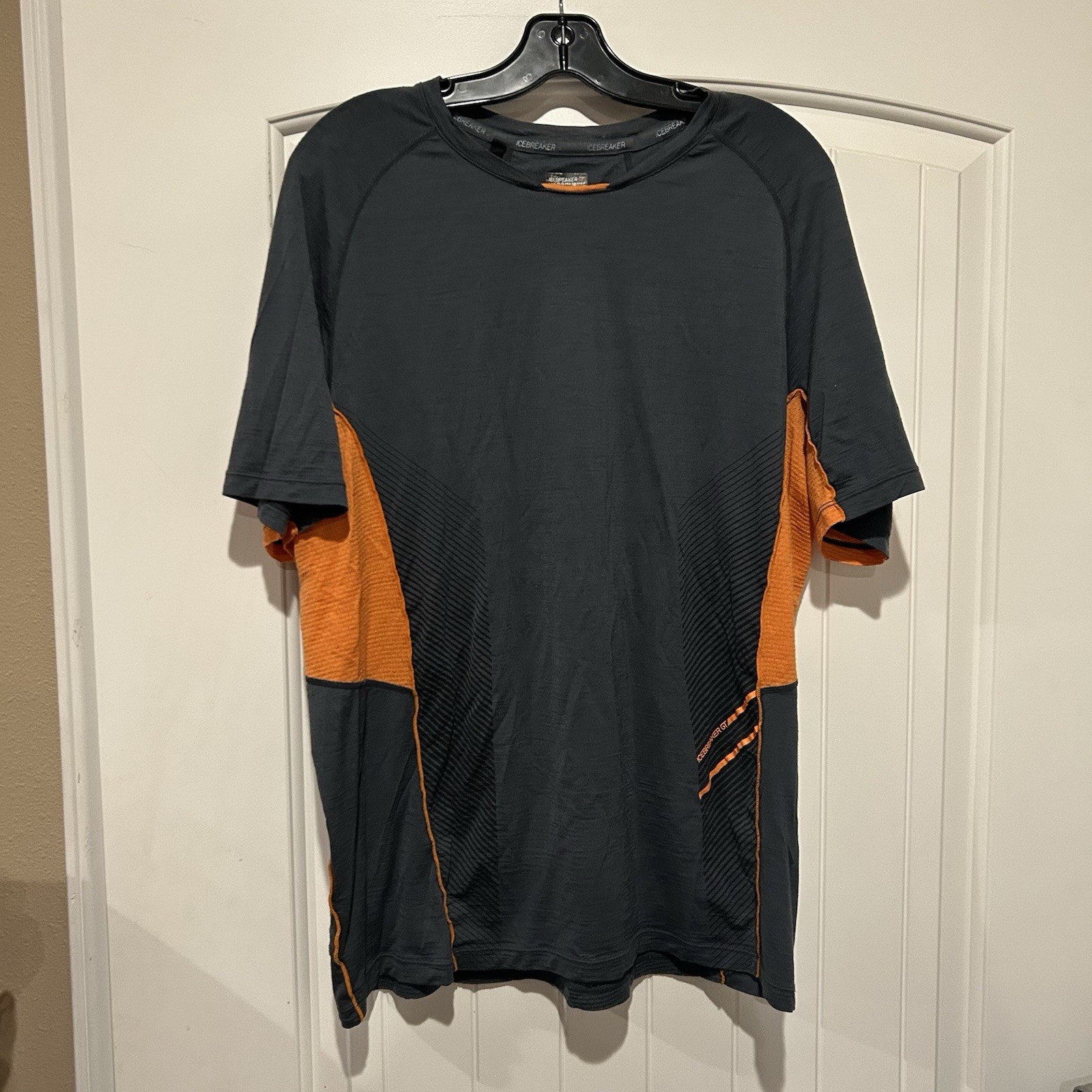 ICEBREAKER Wool Nylon Short Sleeve T-Shirt Base Layer Men’s Size XL Merino