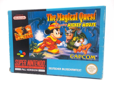 Magical Quest Starring Mickey Mouse - SNES Super Nintendo - in OVP Box