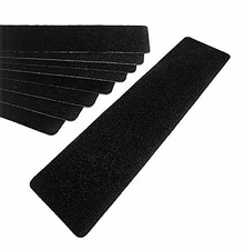 Non-Slip Black Stair Treads 10 Pack , Strong Adhesive Heavy Duty 80 Grit,