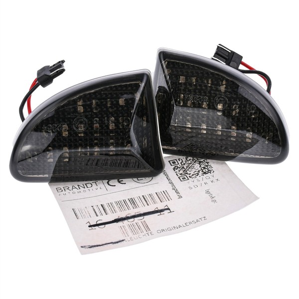 Seitenblinker LED Schwarz FüR Smart Fortwo II 451 Coupe Cabrio Blinkleuchten-image